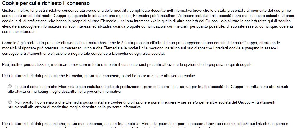 Gestione dei cookies su Repubblica.it