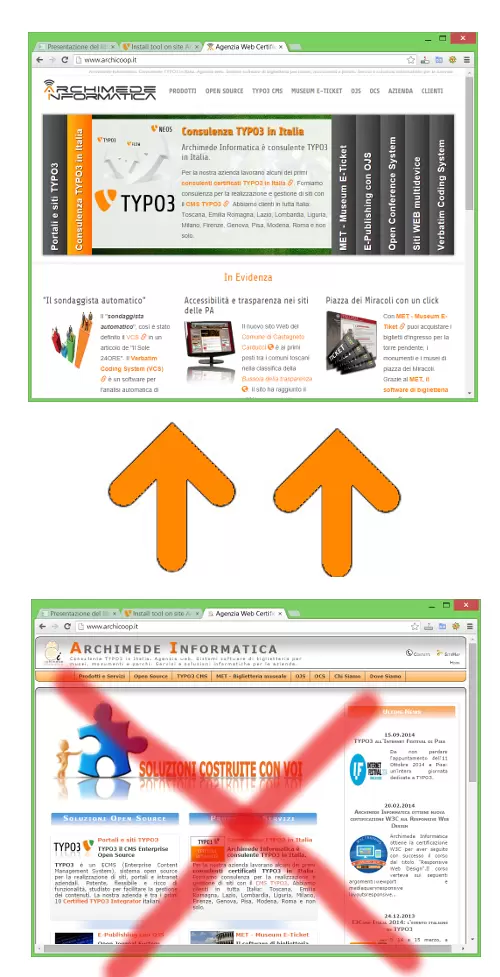 trasmigrazione sito archimede informatica