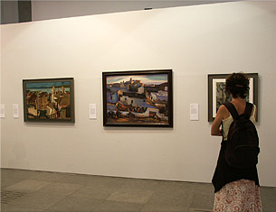 quadri al museo delle Sinopie